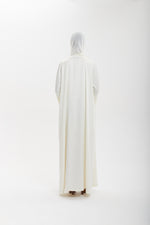 Load image into Gallery viewer, White Embroidery Abaya