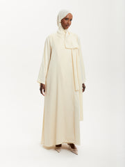 Soft Yellow Abaya