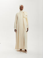 Load image into Gallery viewer, Soft Yellow Abaya
