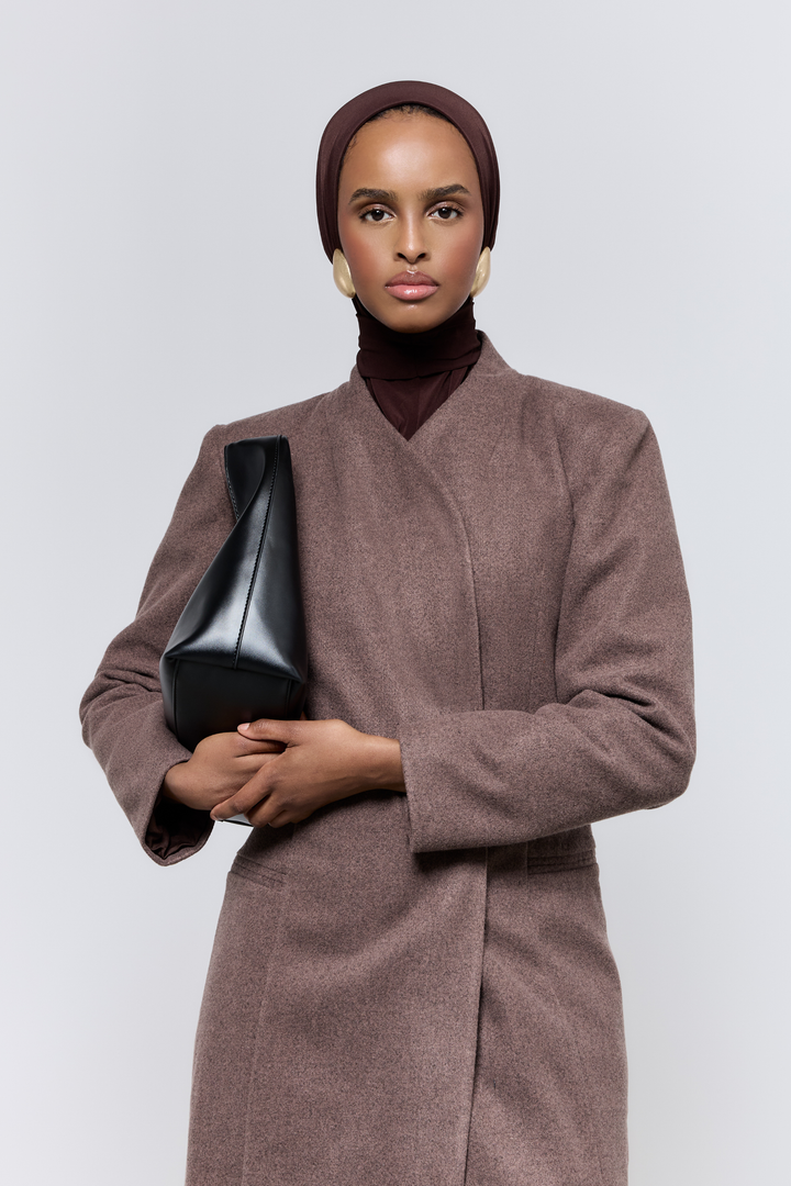 Wool Pressed Mocha Coat (limited edition)