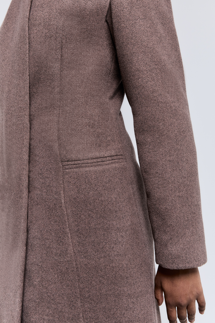 Wool Pressed Mocha Coat (limited edition)