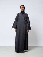 Load image into Gallery viewer, Denim overlap coat

