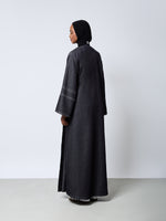 Load image into Gallery viewer, Denim overlap coat
